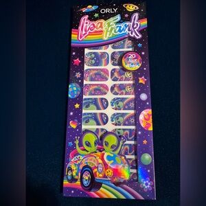 Lisa Frank x Orly Nail Wraps Alien Zoomer & Zorbit LIMITED EDITION NWT